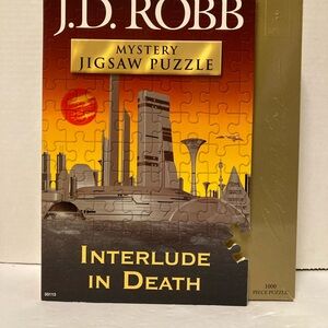 JD Robb Mystery Jigsaw 1000 Pc Puzzle Interlude In Death 2004 Complete
